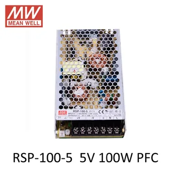 Original MEAN WELL RSP-100-5 Switching Power Supply 5V 20A 100W Meanwell ac dc 5V power supply with PFC function UL CE TUV CB
Original MEAN WELL RSP-100-5 Switching Power Supply 5V 20A 100W Meanwell ac dc 5V power supply with PFC function UL CE TUV CB