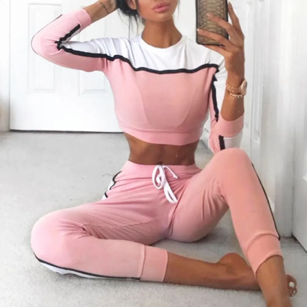 women two piece outfits 2019 two piece set Tracksuit Sweatshirt Pants Sets Sport Long Sleeve Wear Casual Suit
women two piece outfits 2019 two piece set Tracksuit Sweatshirt Pants Sets Sport Long Sleeve Wear Casual Suit