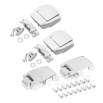 Motorcycle Razor Chopped King Pack Trunk Latches Hinges For Harley Tour Pak Touring Road Electra Street Glide Trike Model 88-13 
Motorcycle Razor Chopped King Pack Trunk Latches Hinges For Harley Tour Pak Touring Road Electra Street Glide Trike Model 88-13
