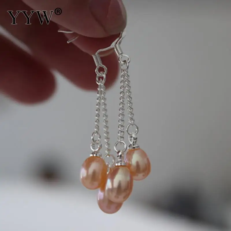 3Color Freshwater Pearl Earring new European Silver Natural White Pink Charm Dangle 6-7mm Earrings Purple Beaded Pearl
3Color Freshwater Pearl Earring new European Silver Natural White Pink Charm Dangle 6-7mm Earrings Purple Beaded Pearl