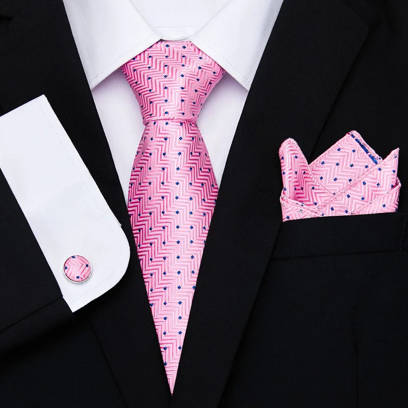 Drop shipping Men`s Tie 100% Silk Pink Plaid print Jacquard Woven Tie + Hanky + Cufflinks Sets For Formal Wedding Business Party
Drop shipping Men`s Tie 100% Silk Pink Plaid print Jacquard Woven Tie + Hanky + Cufflinks Sets For Formal Wedding Business Party