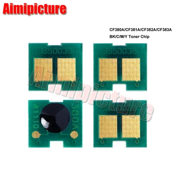 312A CF380A CF381A CF382A CF383A CF380 Toner Chip For HP Color LaserJet Pro M476dn M476dw M476nw BK/C/M/Y 2.4K 2.7K 4pcs/lot
312A CF380A CF381A CF382A CF383A CF380 Toner Chip For HP Color LaserJet Pro M476dn M476dw M476nw BK/C/M/Y 2.4K 2.7K 4pcs/lot