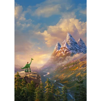 Colorwonder Green Dinosaur Little Primitive Photo Background Blue Sky White Clouds Snow Mountain And Primeval Forest Backdrops
Colorwonder Green Dinosaur Little Primitive Photo Background Blue Sky White Clouds Snow Mountain And Primeval Forest Backdrops