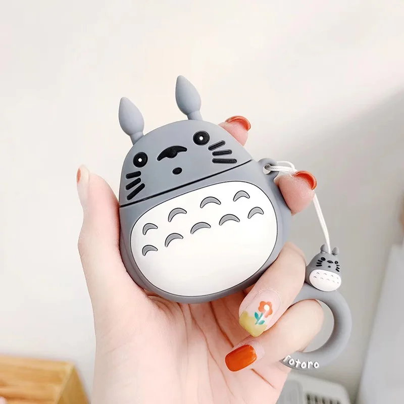 Cartoon 3D Totoro cover for airpods case wireless bluetooth headphone earphone charging box silicone airpod headset pouch
Cartoon 3D Totoro cover for airpods case wireless bluetooth headphone earphone charging box silicone airpod headset pouch