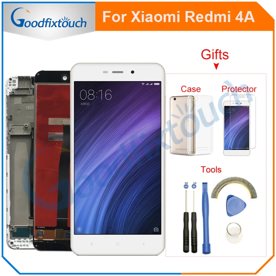 ЖК-дисплей для Xiaomi Redmi 4A с сенсорным экраном дигитайзер в сборе с рамкой для Xiaomi Hongmi 4A запасные части
ЖК-дисплей для Xiaomi Redmi 4A с сенсорным экраном дигитайзер в сборе с рамкой для Xiaomi Hongmi 4A запасные части