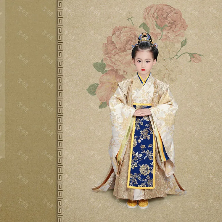 Luo Qing Yan Little Girl Kid's Costume Hanfu for Children's Day or Photography Stage Performance Princess Hanfu Costume
Luo Qing Yan Little Girl Kid's Costume Hanfu for Children's Day or Photography Stage Performance Princess Hanfu Costume