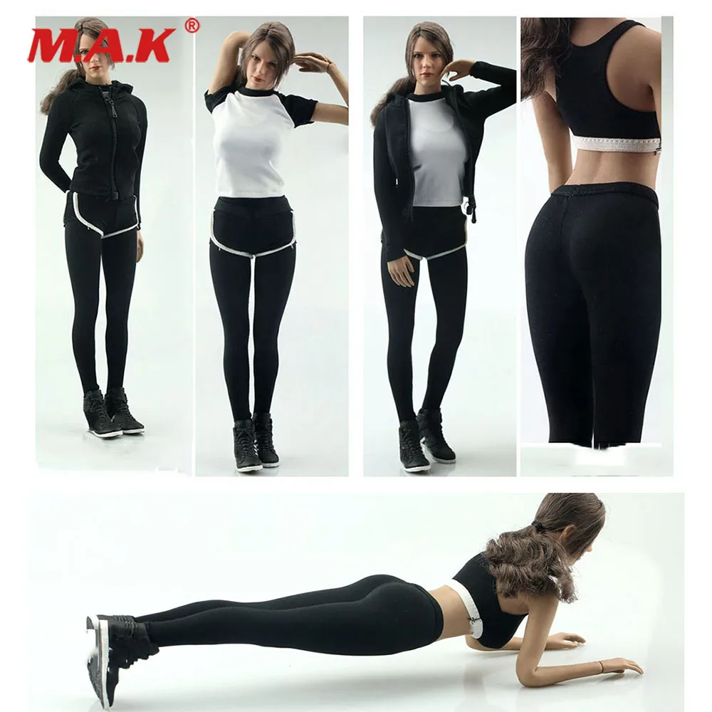 1/6 Female Clothes Set FA007 Yoga Clothing Fitness Wear Hoodie Sweatshirt Sweatpants Suit Accessory Model for 12'' Action Figure
1/6 Female Clothes Set FA007 Yoga Clothing Fitness Wear Hoodie Sweatshirt Sweatpants Suit Accessory Model for 12'' Action Figure
