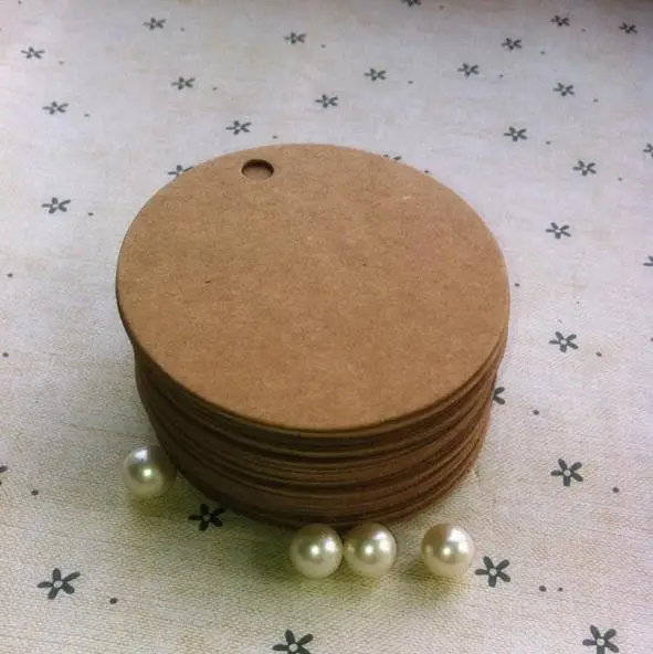 5.5 cm New arrivals round kraft paper label tags jewelry price tags blank card tags with Hemp rope 500 pcs/lot
5.5 cm New arrivals round kraft paper label tags jewelry price tags blank card tags with Hemp rope 500 pcs/lot