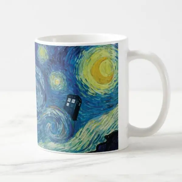 New Creative Starry Night Tardis Mug Ceramic Van Gogh Doctor Who Tardic Coffee Beer Mugs Cups Cool Christmas Birthday Gifts 11oz
New Creative Starry Night Tardis Mug Ceramic Van Gogh Doctor Who Tardic Coffee Beer Mugs Cups Cool Christmas Birthday Gifts 11oz