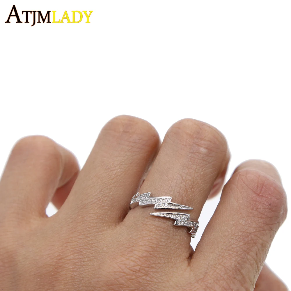 2018 New Unique Style Lightning Rings for Women, Dazzling Cubic Zirconia Open ring Adjust size ring. Jewellery Gift
2018 New Unique Style Lightning Rings for Women, Dazzling Cubic Zirconia Open ring Adjust size ring. Jewellery Gift