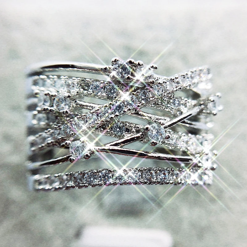 Pave Twisted Rope Hemp Flower Ring Bling Cross Silver Micro Cubic Zirconia Tail Engagement Ring Fashion Women Jewelry O5M089
Pave Twisted Rope Hemp Flower Ring Bling Cross Silver Micro Cubic Zirconia Tail Engagement Ring Fashion Women Jewelry O5M089