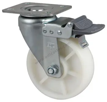 1PC EDL Heavy 5 Inch Casters Wheels 250Kg Nylon Wheels Castors Plate Dobule Bearing Plastic Brake Locking Industrial for trolley
1PC EDL Heavy 5 Inch Casters Wheels 250Kg Nylon Wheels Castors Plate Dobule Bearing Plastic Brake Locking Industrial for trolley
