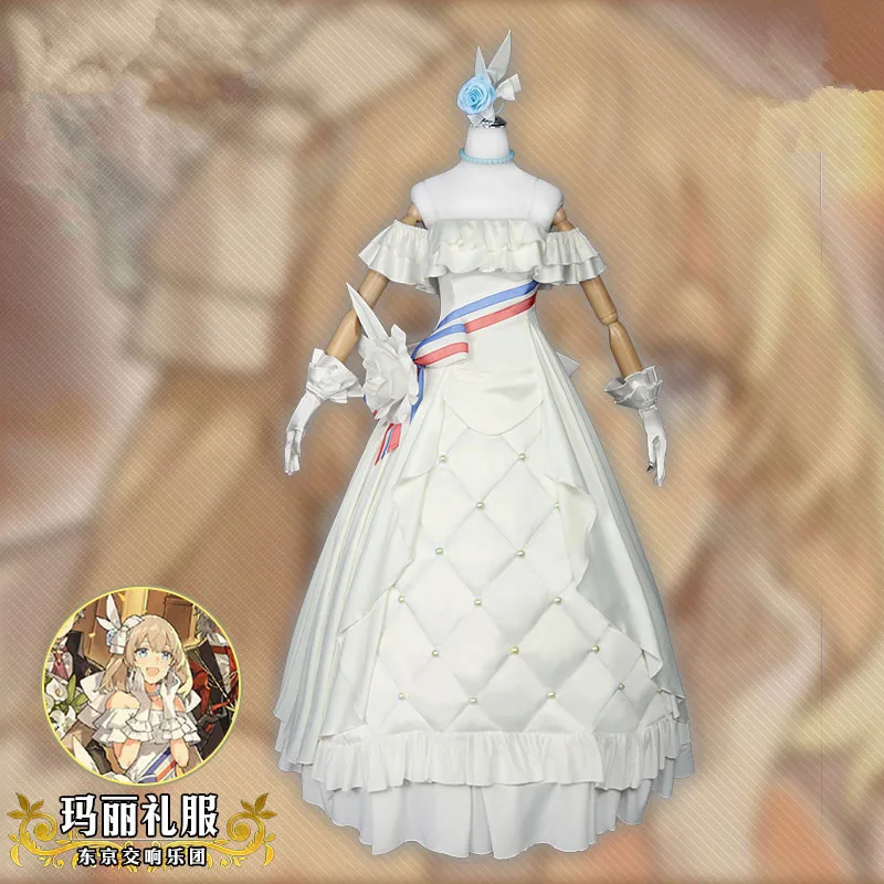 Anime cosplay fgo symphony concert Marie Antoinette cosplay costume white formal dress wedding dress A
Anime cosplay fgo symphony concert Marie Antoinette cosplay costume white formal dress wedding dress A