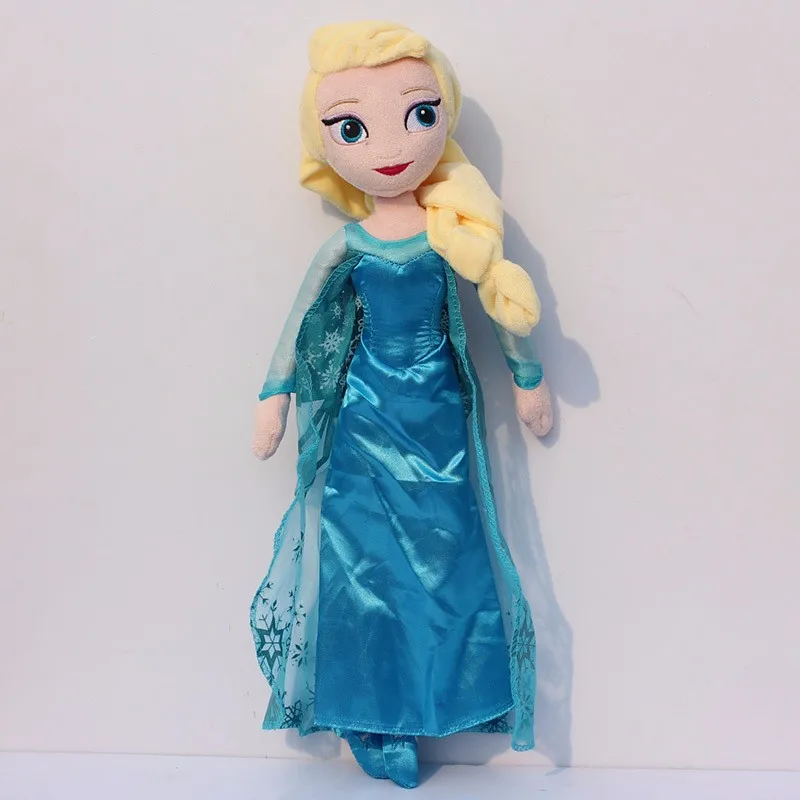 1pcs 50cm Princess Elsa & Anna Plush Doll Toys Elsa Plush Anna Plush Toy Doll Soft Stuffed Toys Brinquedos Gifts for Kids Girls 10