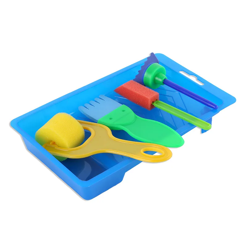 5PCS Irregular Sponge Brush with Plastic Handle Art Graffiti Painting Tool Toy Children 5Pcs Painting Tools Set
5PCS Irregular Sponge Brush with Plastic Handle Art Graffiti Painting Tool Toy Children 5Pcs Painting Tools Set