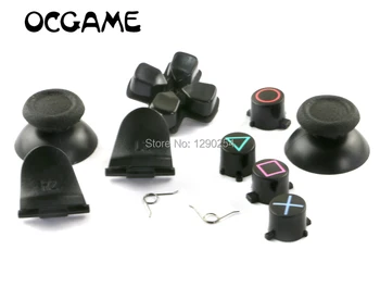 OCGAME 3sets/lot 11 in 1 thumbsticks + L2 R2 tringer buttons springs + ABXY D-pad full set buttons for PS4 Controller
OCGAME 3sets/lot 11 in 1 thumbsticks + L2 R2 tringer buttons springs + ABXY D-pad full set buttons for PS4 Controller