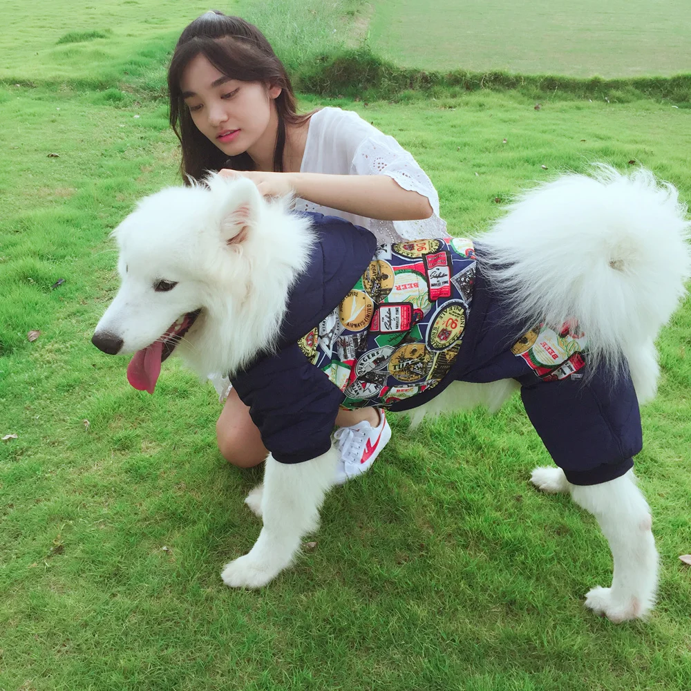 Big Dog Clothes Winter Large Dog Clothing Warm Outfit Pet Apparel Golden Retriever Labrador Samoyed Husky Jumpsuit
Big Dog Clothes Winter Large Dog Clothing Warm Outfit Pet Apparel Golden Retriever Labrador Samoyed Husky Jumpsuit