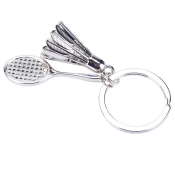 3D Badminton Racket and Shuttlecock Pendant Keyring Keychain Key Ring key Chain Ring Holder Keyfob Organizer
3D Badminton Racket and Shuttlecock Pendant Keyring Keychain Key Ring key Chain Ring Holder Keyfob Organizer