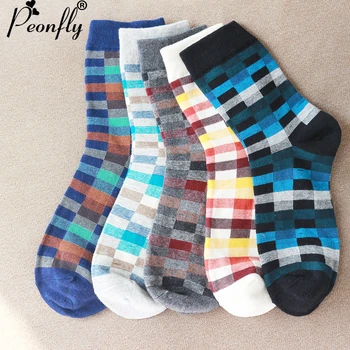 PEONFLY High Quality Combed Cotton Brand Men Socks Colorful Dress Business Harajuku Socks 5 pairs / lot
PEONFLY High Quality Combed Cotton Brand Men Socks Colorful Dress Business Harajuku Socks 5 pairs / lot