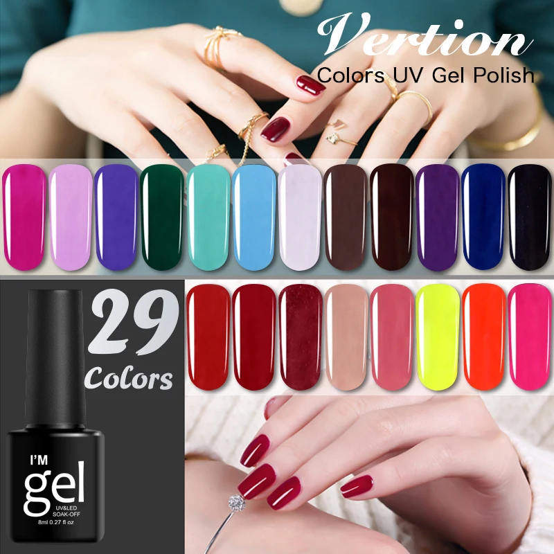 Verntion Venis UV Gel Nail Polish Permanent Hybrid 8ml Nail Polish Gel Varnish Top Layer Poly Gel Beauty Nail Manicure Primer
Verntion Venis UV Gel Nail Polish Permanent Hybrid 8ml Nail Polish Gel Varnish Top Layer Poly Gel Beauty Nail Manicure Primer