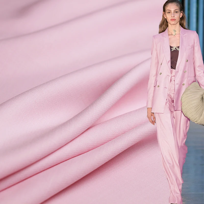Pearlsilk Light pink double-side Wool and Linen garment materials Autumn waistcoat windcoat DIY clothes fabrics
Pearlsilk Light pink double-side Wool and Linen garment materials Autumn waistcoat windcoat DIY clothes fabrics