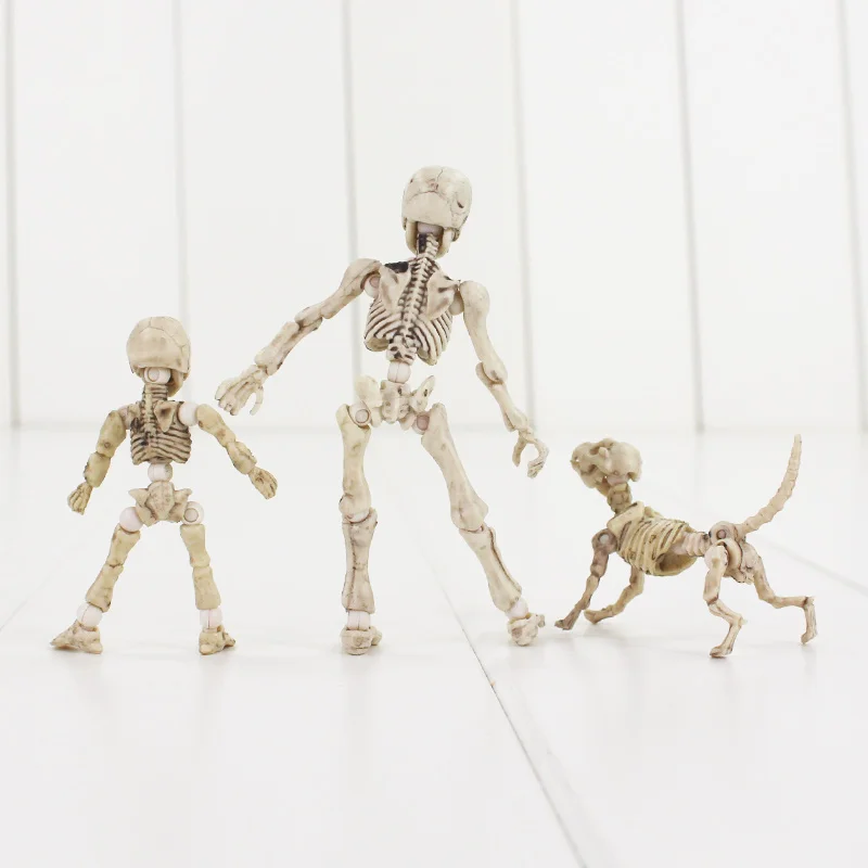 3-8cm-Pose-Skeleton-Action-Figure-Human-Adult-Child-Dog-Skeleton-Body-Chan-Body-Kun-Bones (2)