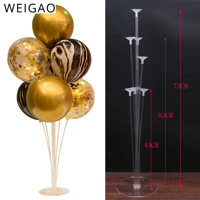 WEIGAO 7 Sticks Balloon Holder Stand Balloon Column Flower Stand Baby Shower Kids Birthday Party Wedding Balloons Decor Supplies
WEIGAO 7 Sticks Balloon Holder Stand Balloon Column Flower Stand Baby Shower Kids Birthday Party Wedding Balloons Decor Supplies
