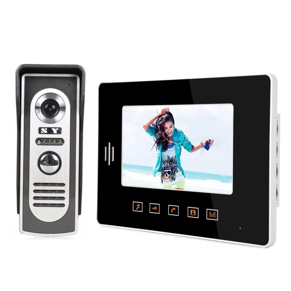 7 Inch Fashion Type Touch Indoor Unit Touch Button Video Doorbell Outdoor Machine Metal Rainproof Night Vision Function
7 Inch Fashion Type Touch Indoor Unit Touch Button Video Doorbell Outdoor Machine Metal Rainproof Night Vision Function