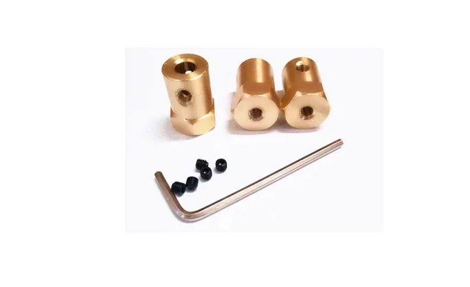 Hex Copper/Brass Coupling Coupler Hexagon Cylinder Connector For DC Gear Motor Stepper Motor Rubber Wheel Of Smart Robot Car
Hex Copper/Brass Coupling Coupler Hexagon Cylinder Connector For DC Gear Motor Stepper Motor Rubber Wheel Of Smart Robot Car
