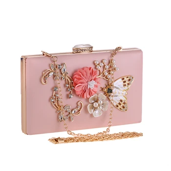 Women Clutch Bags Butterfly Beaded Flower Mini Evening Ladies Chain Shoulder Bags PU Leather Wedding Party Bridal Handbag
Women Clutch Bags Butterfly Beaded Flower Mini Evening Ladies Chain Shoulder Bags PU Leather Wedding Party Bridal Handbag