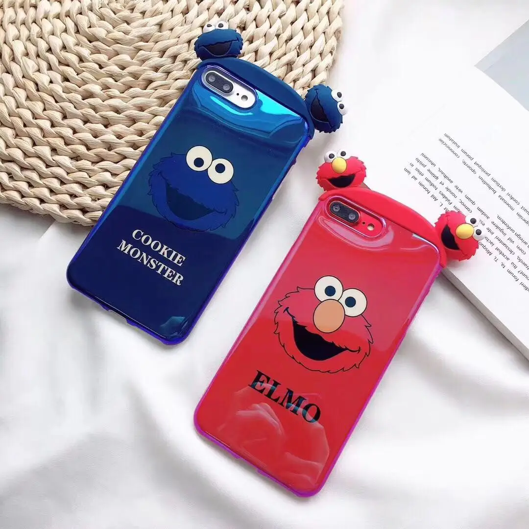 Cute Cartoon Sesame Street Phone Case for iPhone 7 8 6 6S Plus Mirror Blu-ray Silicone Soft Cover For iPhone X XR XS MAX Coque
Cute Cartoon Sesame Street Phone Case for iPhone 7 8 6 6S Plus Mirror Blu-ray Silicone Soft Cover For iPhone X XR XS MAX Coque