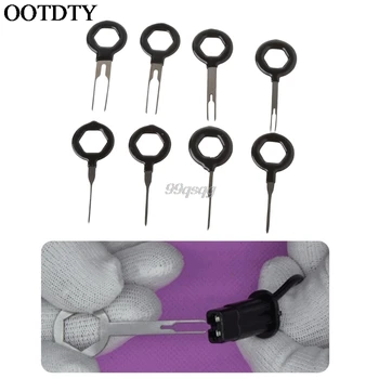 8 pcs Auto Car Plug Circuit Board Wire Harness Terminal Extraction Pick Connector Crimp Pin Back Needle Remove Tool Set
8 pcs Auto Car Plug Circuit Board Wire Harness Terminal Extraction Pick Connector Crimp Pin Back Needle Remove Tool Set