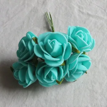 3-3.5CM,72PCS Artificial Small Floral Foam Roses In Tiffany Blue,Wire Stem,Wedding Decorations Supplies,Material Scrapbooking
3-3.5CM,72PCS Artificial Small Floral Foam Roses In Tiffany Blue,Wire Stem,Wedding Decorations Supplies,Material Scrapbooking
