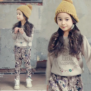 Girls autumn clothing set 2016 child sweatshirt girl cotton twinset 100% girls set
Girls autumn clothing set 2016 child sweatshirt girl cotton twinset 100% girls set