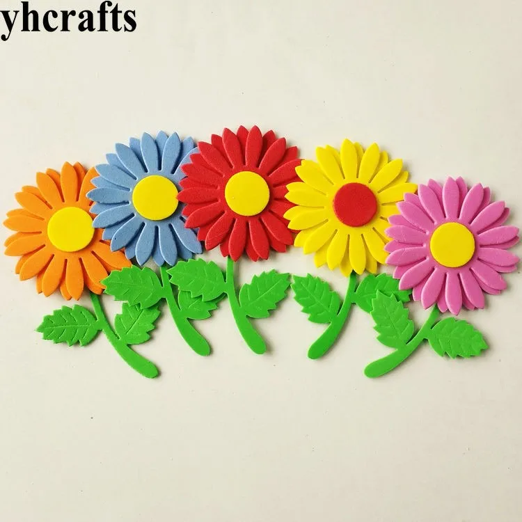 1bag/LOT.Foam 5 color sunflower without stickers Creative fancy intelligence toys Early learning educational diy Kids room decal
1bag/LOT.Foam 5 color sunflower without stickers Creative fancy intelligence toys Early learning educational diy Kids room decal