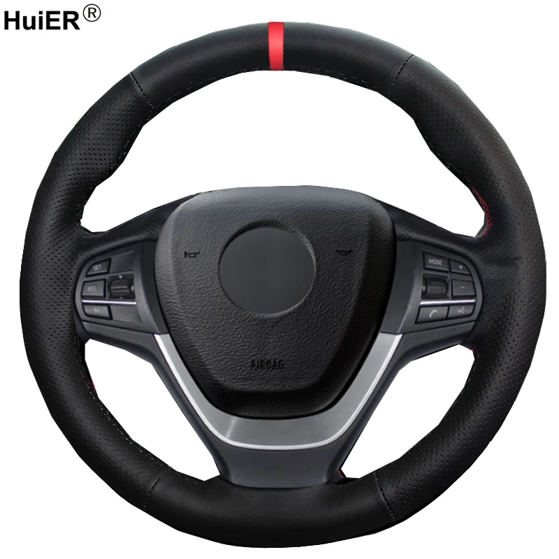 HuiER Hand Sewing Car Steering Wheel Cover Braid on the Steering-Wheel For BMW F25 X3 2011 2012 - 2015 F26 X4 2014 2015 2016
HuiER Hand Sewing Car Steering Wheel Cover Braid on the Steering-Wheel For BMW F25 X3 2011 2012 - 2015 F26 X4 2014 2015 2016
