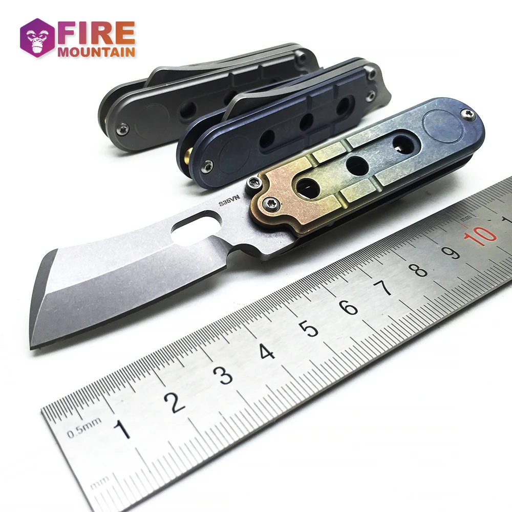 BMT Bean Folding Knives Mini Butcher S35VN Blade Titanium Handle Survival SR Pocket Key Chain Camping Hunting Knife EDC Tools
BMT Bean Folding Knives Mini Butcher S35VN Blade Titanium Handle Survival SR Pocket Key Chain Camping Hunting Knife EDC Tools