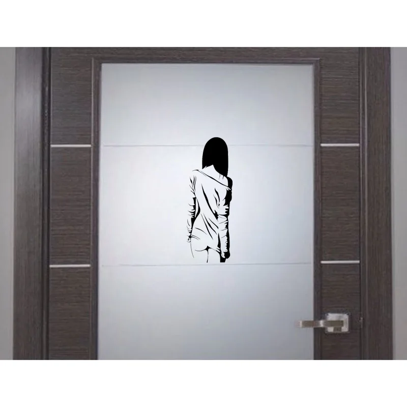 YOJA 9.3*25CM Sexy Naked Girl Woman Bathroom Door Decal Creative Decoration Wall Sticker Black A40380
YOJA 9.3*25CM Sexy Naked Girl Woman Bathroom Door Decal Creative Decoration Wall Sticker Black A40380