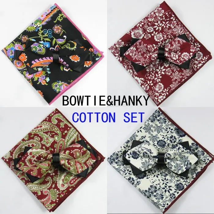 2018 Cotton Printed Bow Ties For Male Bowtie Hanky Set Business Suite Shirt Cravate Wedding Men's Gravatas Floral Handkerchief
2018 Cotton Printed Bow Ties For Male Bowtie Hanky Set Business Suite Shirt Cravate Wedding Men's Gravatas Floral Handkerchief