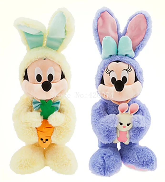 New Bunny Mickey Minnie Plush For Girls Boys Kids Stuffed Animals Toys Children Christmas Gifts 45CM
New Bunny Mickey Minnie Plush For Girls Boys Kids Stuffed Animals Toys Children Christmas Gifts 45CM