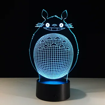Novelty Totoro 3D Night Light 7 Color Change Home Atmosphere 3D Table Lamp Baby Sleeping Lamp Toy Xmas Gift
Novelty Totoro 3D Night Light 7 Color Change Home Atmosphere 3D Table Lamp Baby Sleeping Lamp Toy Xmas Gift