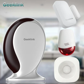 Geeklink Smart Home Security Alarm IR Motion Detector Door Sensor Monitor Hub Remote Control Monitor Work With Alexa Google Home
Geeklink Smart Home Security Alarm IR Motion Detector Door Sensor Monitor Hub Remote Control Monitor Work With Alexa Google Home