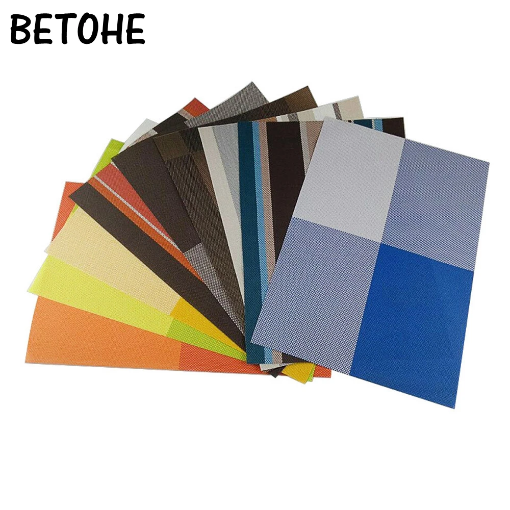4PCS/Lot Heat Resistant PVC Kitchen Dinning Stripe Table Placemats for Table Mat Manteles Doilies Cup Mats Coaster Pad 45*30cm
4PCS/Lot Heat Resistant PVC Kitchen Dinning Stripe Table Placemats for Table Mat Manteles Doilies Cup Mats Coaster Pad 45*30cm