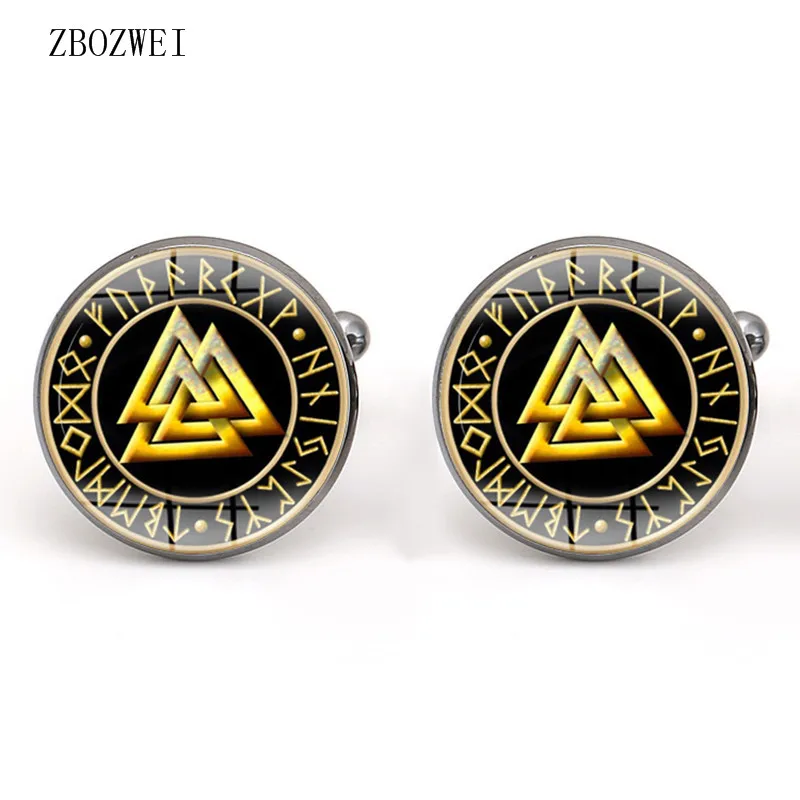 Hot European and American Retro Viking Nordic Runes Cufflinks Clothing Accessories
Hot European and American Retro Viking Nordic Runes Cufflinks Clothing Accessories