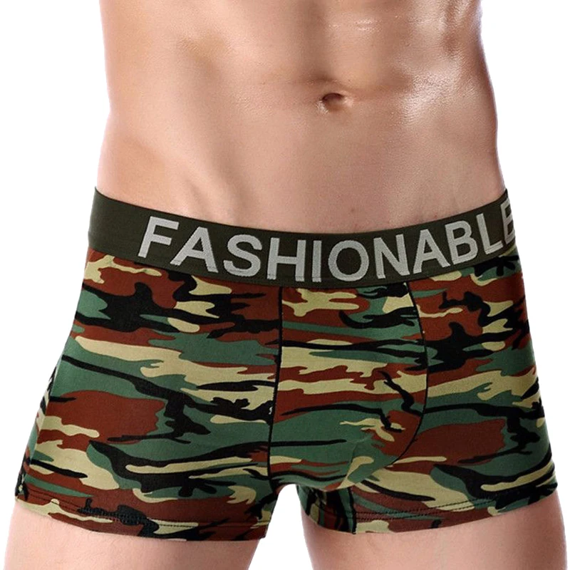 Fashion Underwear Boxer Cueca Male Panties Mens Sexy Shorts Men's Camouflage Printed Soft Underpants Knickers Shorts Men Trunks
Fashion Underwear Boxer Cueca Male Panties Mens Sexy Shorts Men's Camouflage Printed Soft Underpants Knickers Shorts Men Trunks