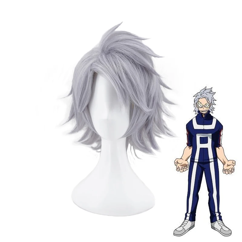 My Hero Academia Tetsutetsu Tetsutetsu Short Gray Wig Cosplay Costume Boku no Hero Academia Heat Resistant Hair Party Wigs
My Hero Academia Tetsutetsu Tetsutetsu Short Gray Wig Cosplay Costume Boku no Hero Academia Heat Resistant Hair Party Wigs