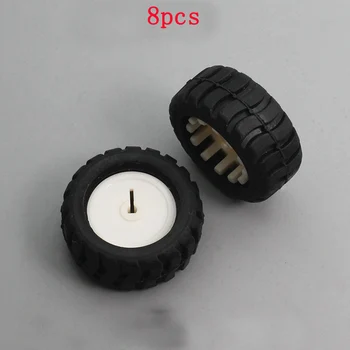 8pcs Dia 43mm Tire 3mm D type Hole Tyres Wheel ABS Plastic Rubber Tires Width 19mm Spare Part for RC Model Cars/Robot Accessory
8pcs Dia 43mm Tire 3mm D type Hole Tyres Wheel ABS Plastic Rubber Tires Width 19mm Spare Part for RC Model Cars/Robot Accessory