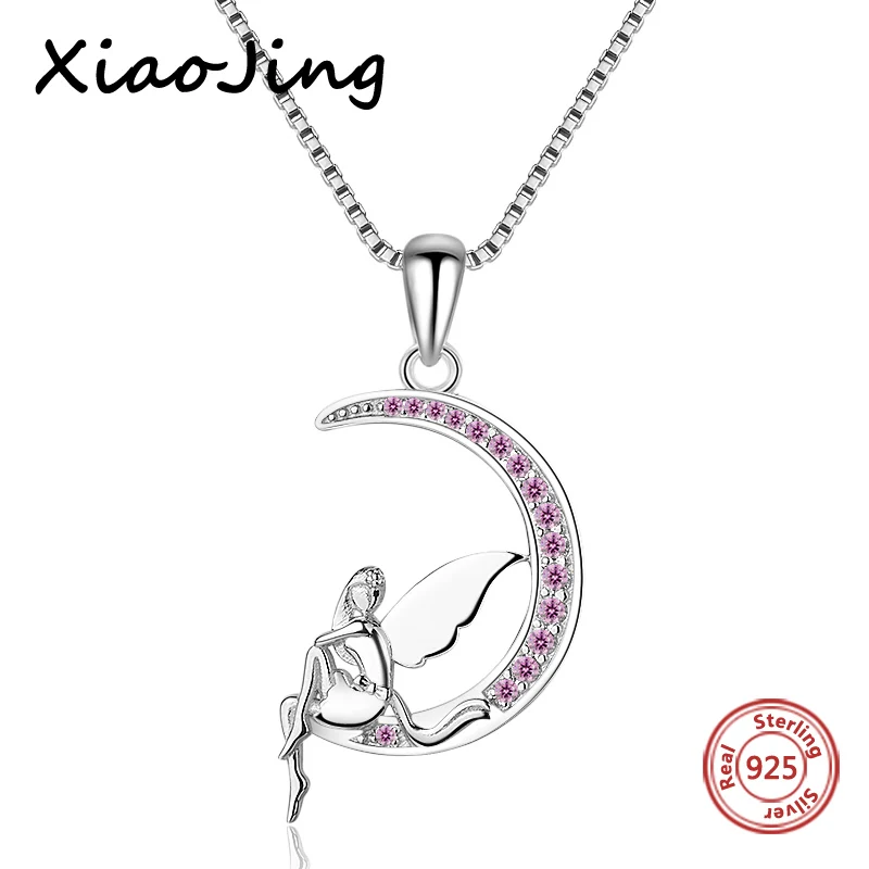 New arrival 925 sterling silver An elf sitting on the moon pendant necklace pandora diy fashion jewelry making for women gifts
New arrival 925 sterling silver An elf sitting on the moon pendant necklace pandora diy fashion jewelry making for women gifts
