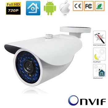 720P Network IR Bullet Securiy CCTV IP camera, ONVIF 2.0, 3.6mm lens with ICR,30M IR Range/36 LEDS
720P Network IR Bullet Securiy CCTV IP camera, ONVIF 2.0, 3.6mm lens with ICR,30M IR Range/36 LEDS
