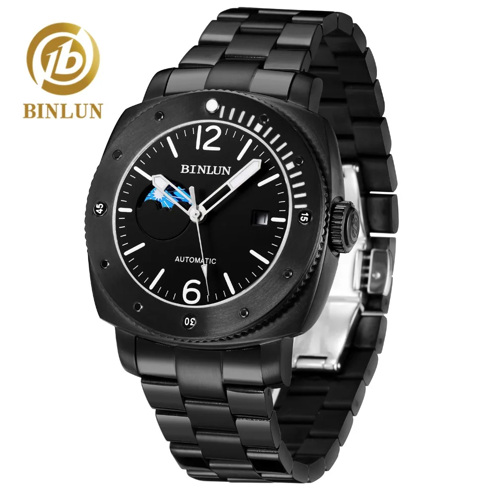 BINLUN Black Skeleton Waterproof Sports Automatic Watch For Men Super Durable Scratch-proof Luminous Military Mechanical Watches
BINLUN Black Skeleton Waterproof Sports Automatic Watch For Men Super Durable Scratch-proof Luminous Military Mechanical Watches